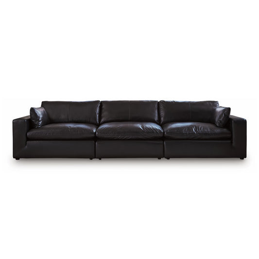 Emilia - 3-Piece Sectional Sofa - Black