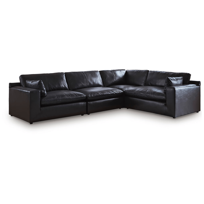 Emilia - 4-Piece Sectional - Black