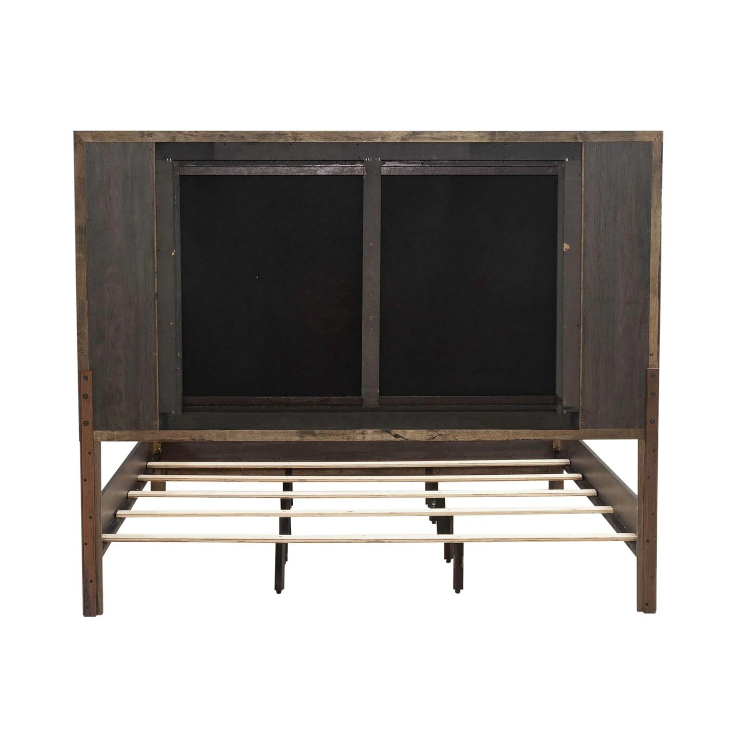 Modern Edge - King Upholstered Bed - Brown