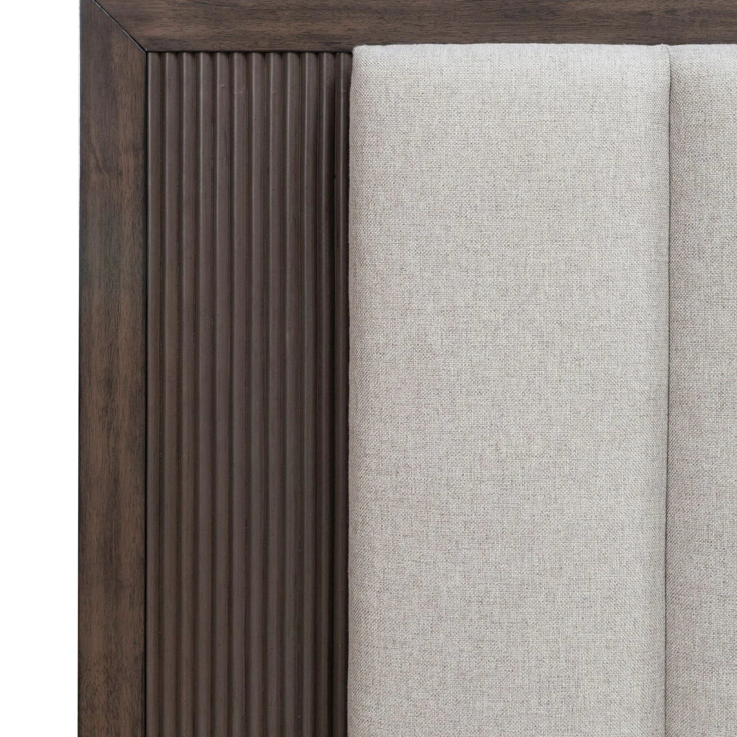 Modern Edge - King Upholstered Bed - Brown