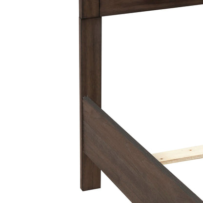 Modern Edge - King Upholstered Bed - Brown