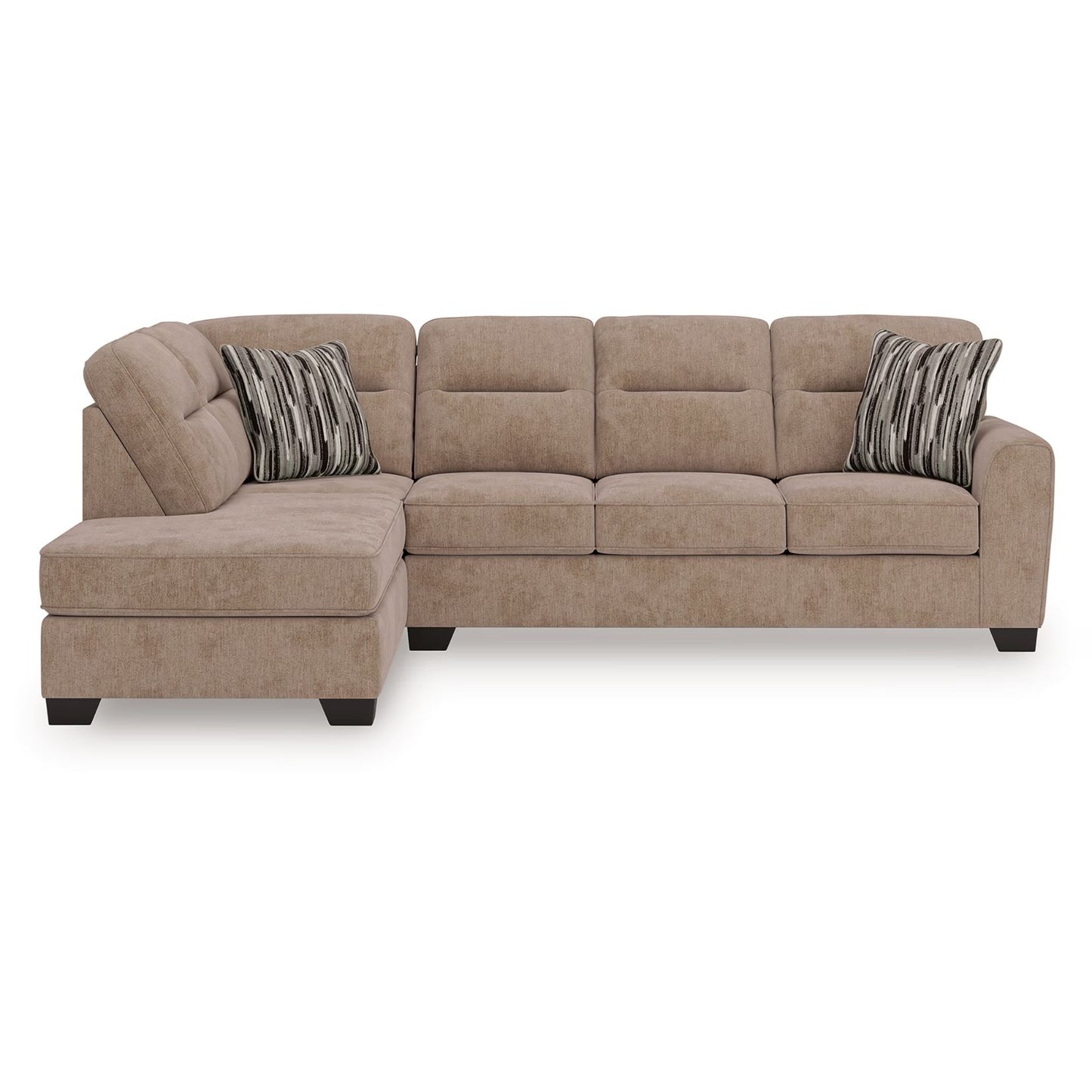 Olten - Mocha - 2-Piece Sectional With LAF Corner Chaise