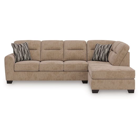 Olten - Mocha - 2-Piece Sectional With RAF Corner Chaise