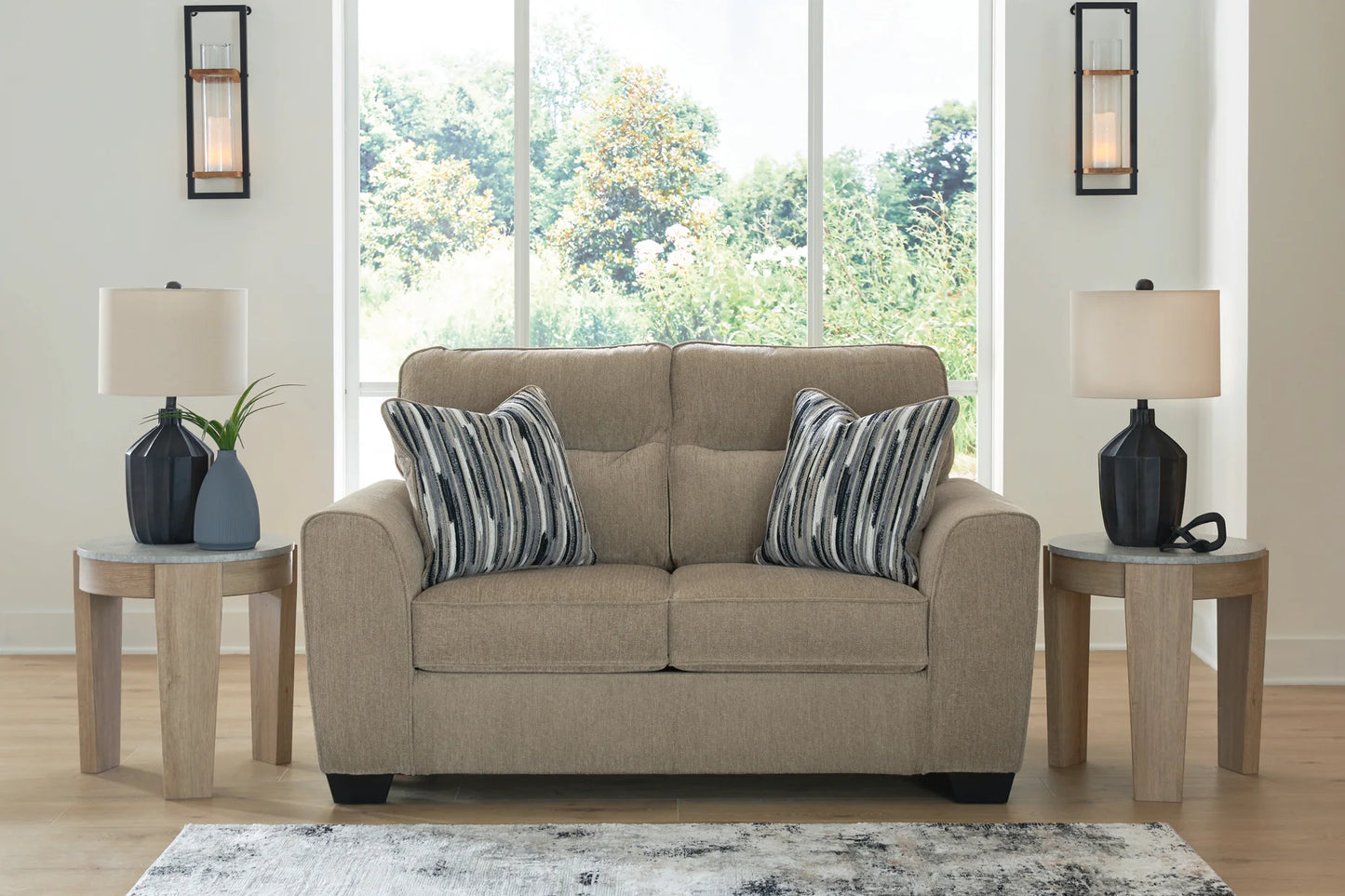 Olten - 2 Pc. - Sofa, Loveseat - Mocha