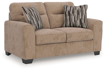 Olten - 2 Pc. - Sofa, Loveseat - Mocha