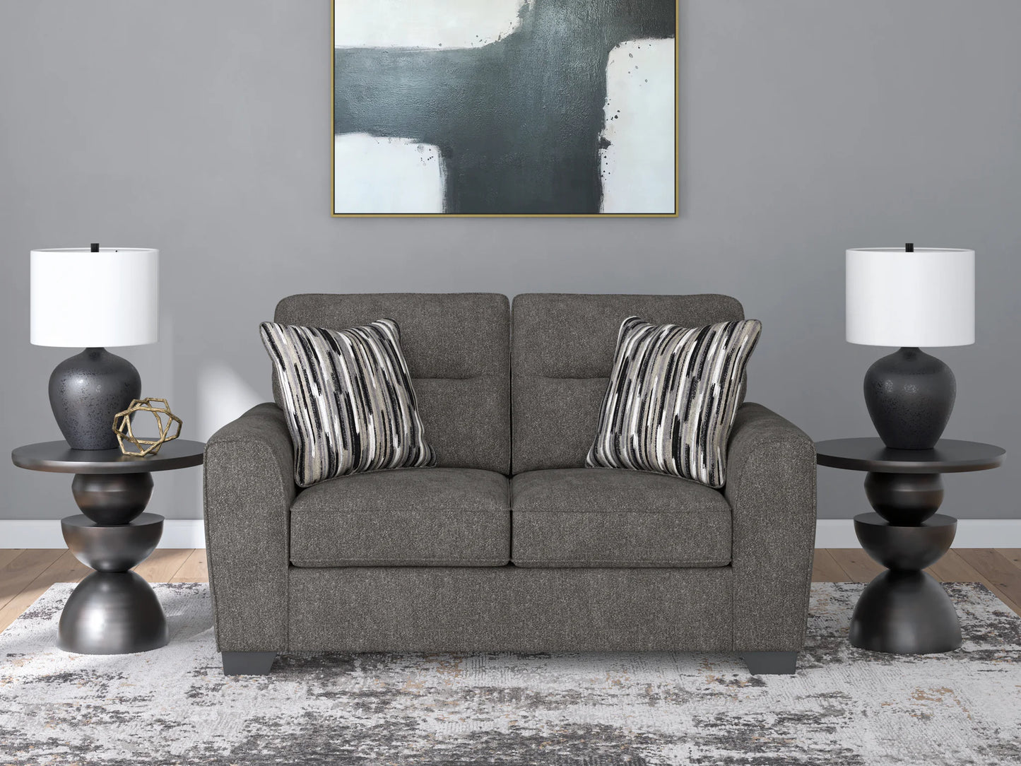 Olten - Graphite - Loveseat