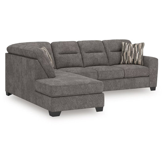 Olten - Graphite - 2-Piece Sectional With LAF Corner Chaise
