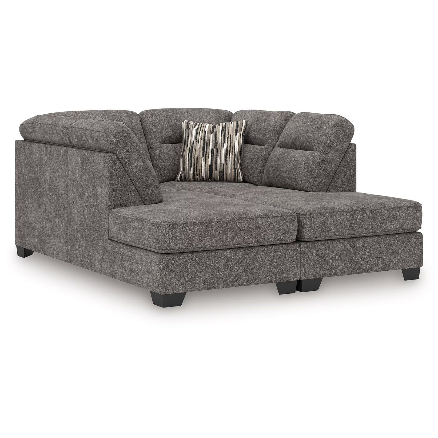 Olten - Graphite - 2-Piece Super Chaise