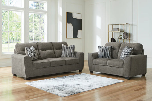 Olten - 2 Pc. - Sofa, Loveseat - Graphite