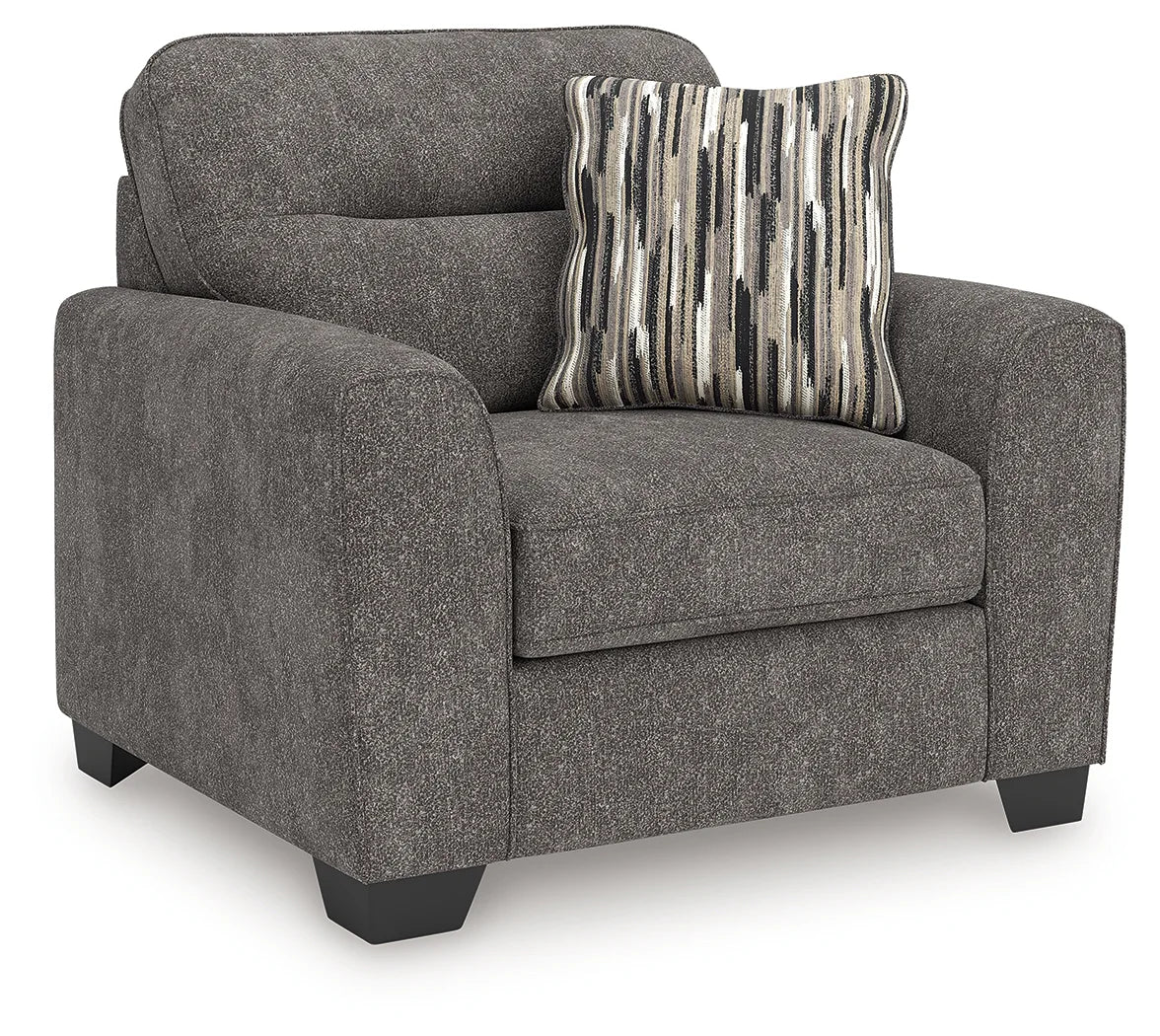 Olten - 4 Pc. - Sofa, Loveseat, Chair And A Half, Ottoman - Graphite