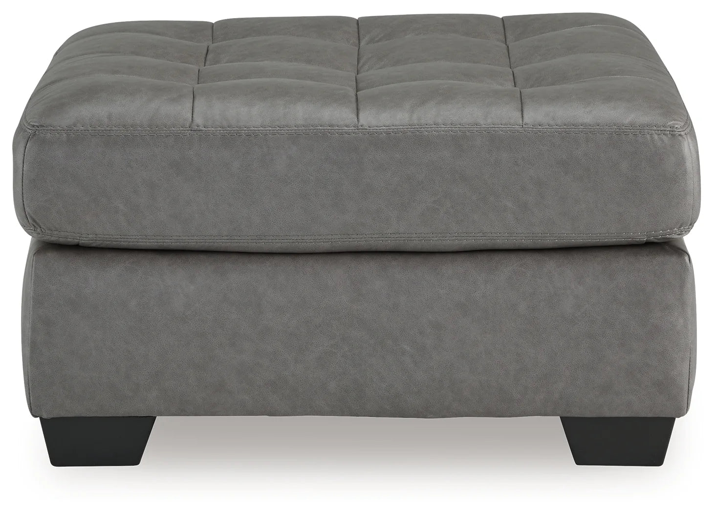 Clairette Court - Alloy - Oversized Accent Ottoman-2