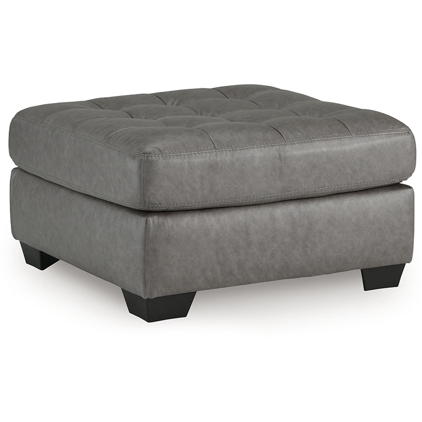 Clairette Court - Alloy - Oversized Accent Ottoman