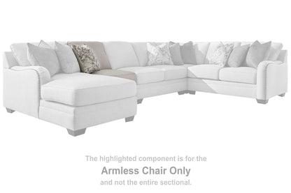 Dellara - Chalk - 3-Piece Sectional With Laf Corner Chaise