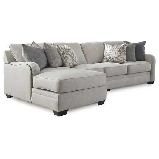 Dellara - Chalk - 3-Piece Sectional With Laf Corner Chaise