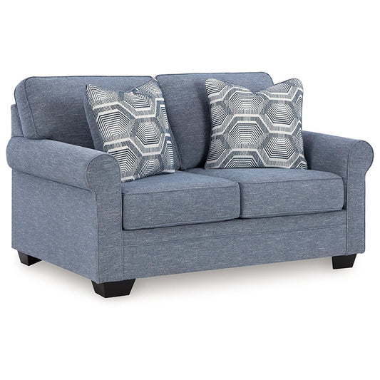 Carissa Manor - Denim - Loveseat