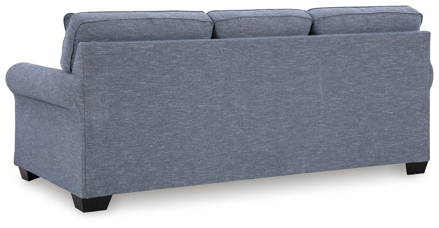 Carissa Manor - Denim - Queen Sofa Sleeper-4