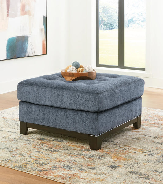 Maxon Place - Navy - Oversized Accent Ottoman 1