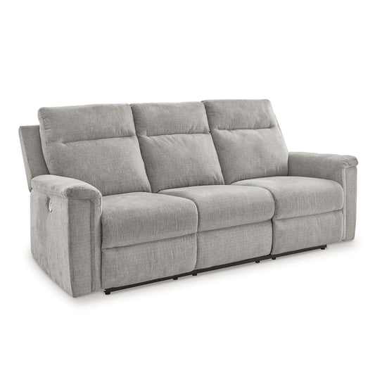 Barnsana - Ash - Power Reclining Sofa