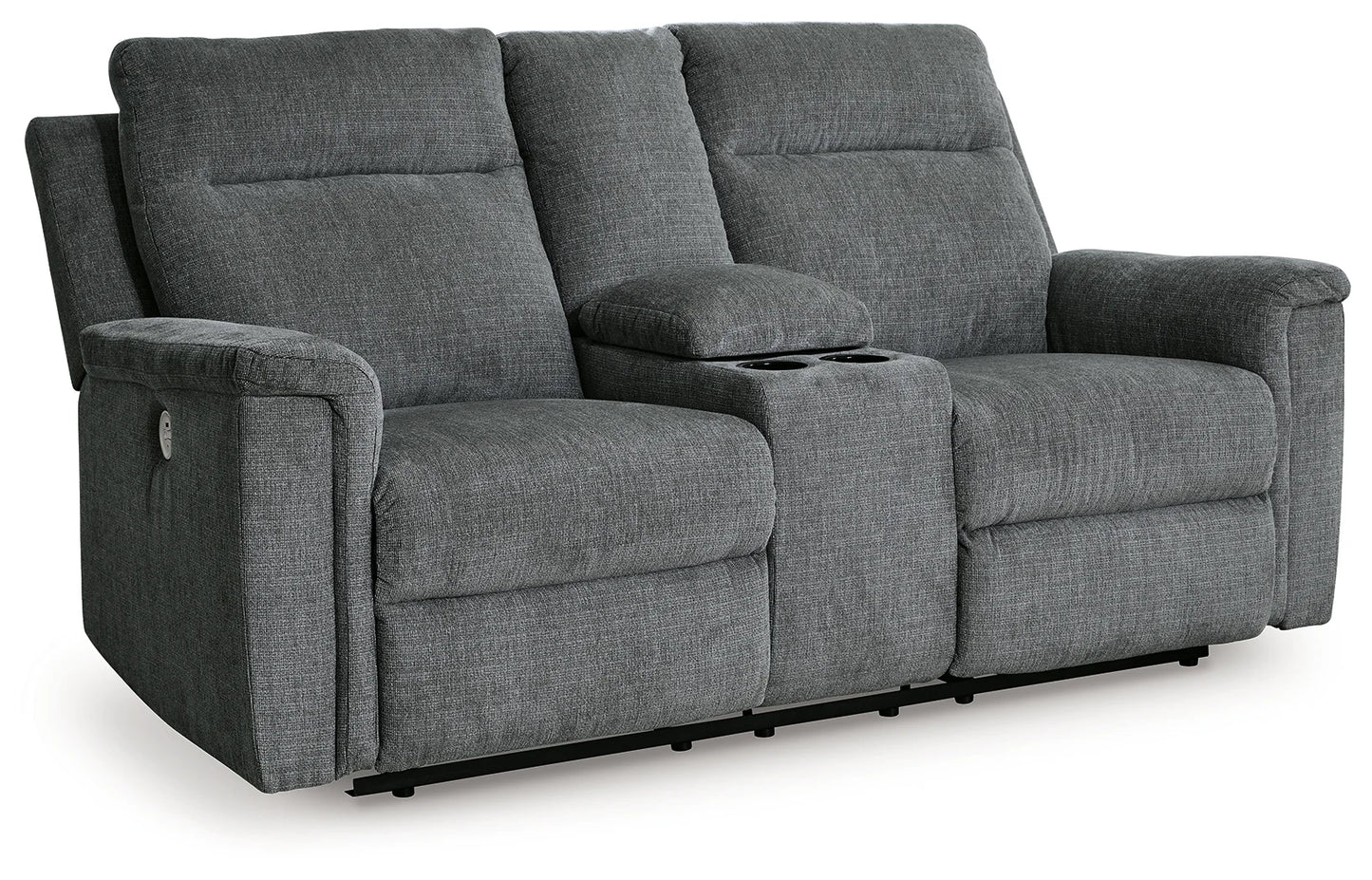 Barnsana - Gravel - 2 Pc. - Power Reclining Sofa, Power Reclining Loveseat