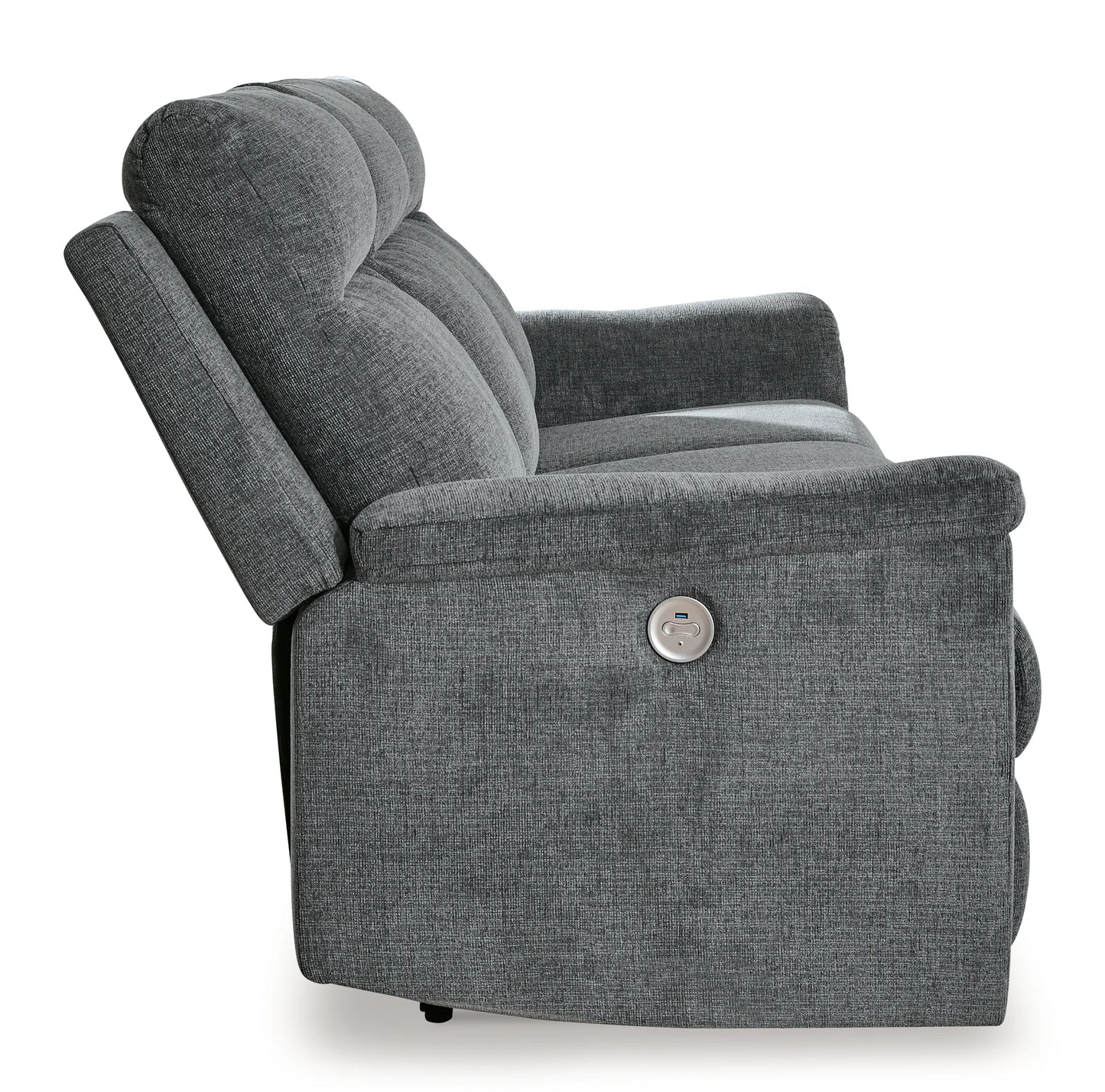 Barnsana - Gravel - Power Reclining Sofa