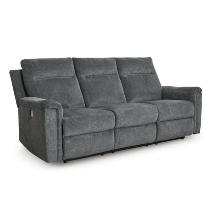 Barnsana - Gravel - Power Reclining Sofa
