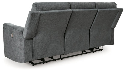 Barnsana - Gravel - 3 Pc. - Power Reclining Sofa, Power Reclining Loveseat, Power Rocker Recliner
