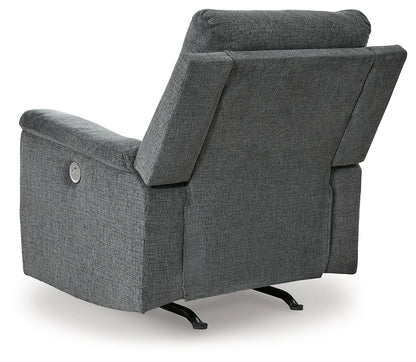 Barnsana - Gravel - Power Rocker Recliner
