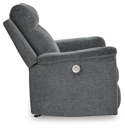 Barnsana - Gravel - Power Rocker Recliner