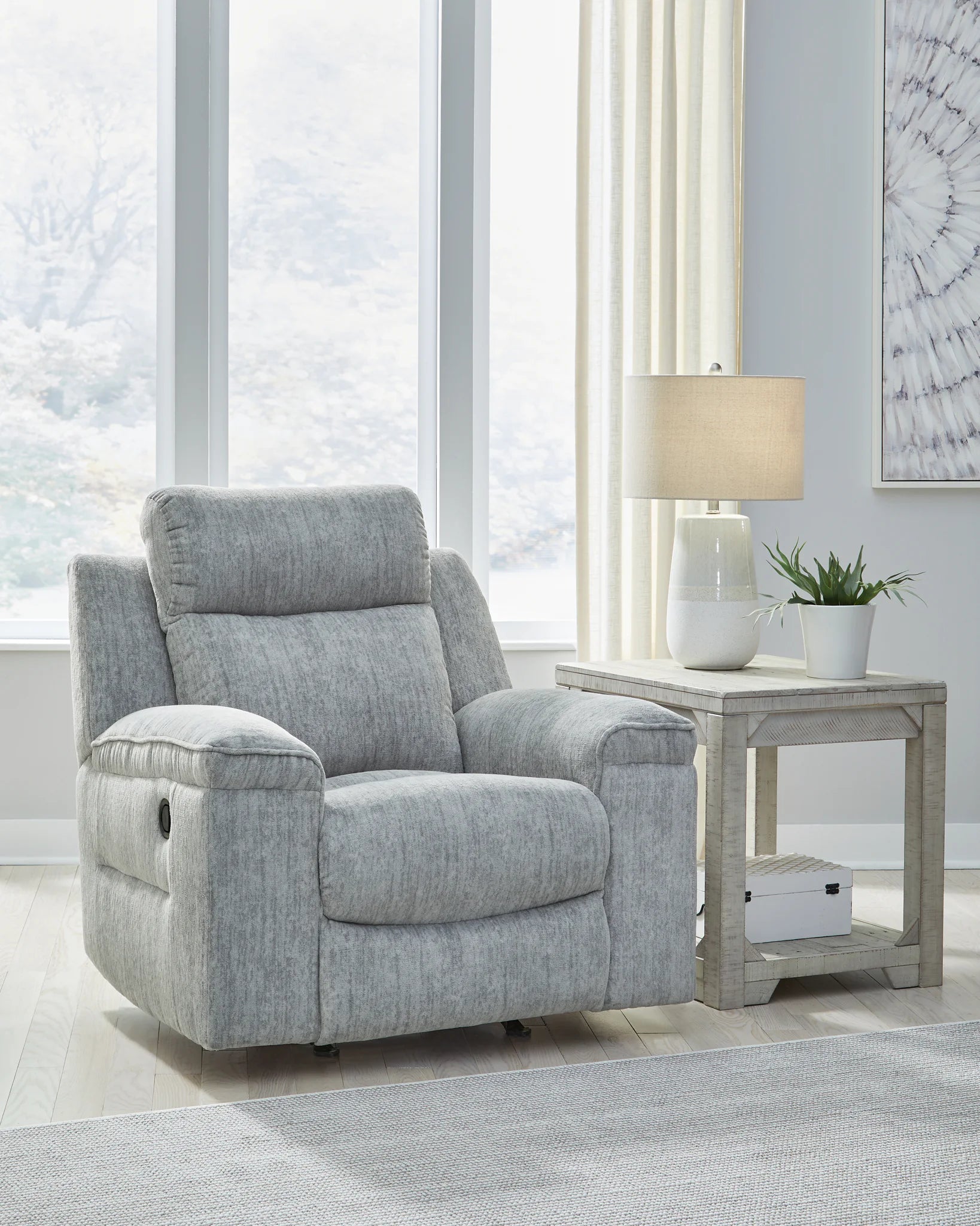 
Buntington - Pewter - Rocker Recliner