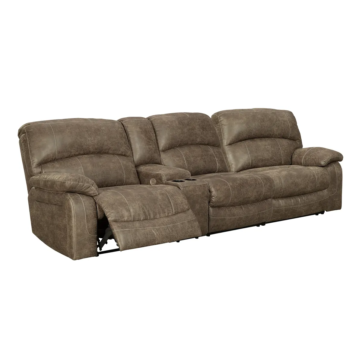 Segburg - Driftwood - 2-Piece Power Reclining Sectional