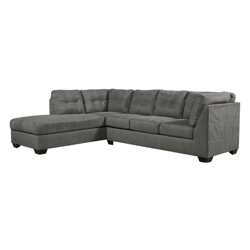 Pitkin - Slate - Left Arm Facing Corner Chaise 2 Pc Sectional