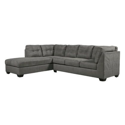 Pitkin - Slate - Left Arm Facing Corner Chaise 2 Pc Sectional