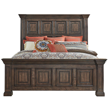 Big Valley - California King Panel Bed - Light Brown