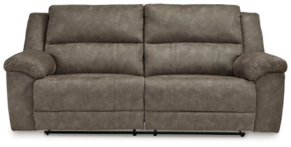 Laresview - Fossil - 2 Seat Reclining Sofa-3