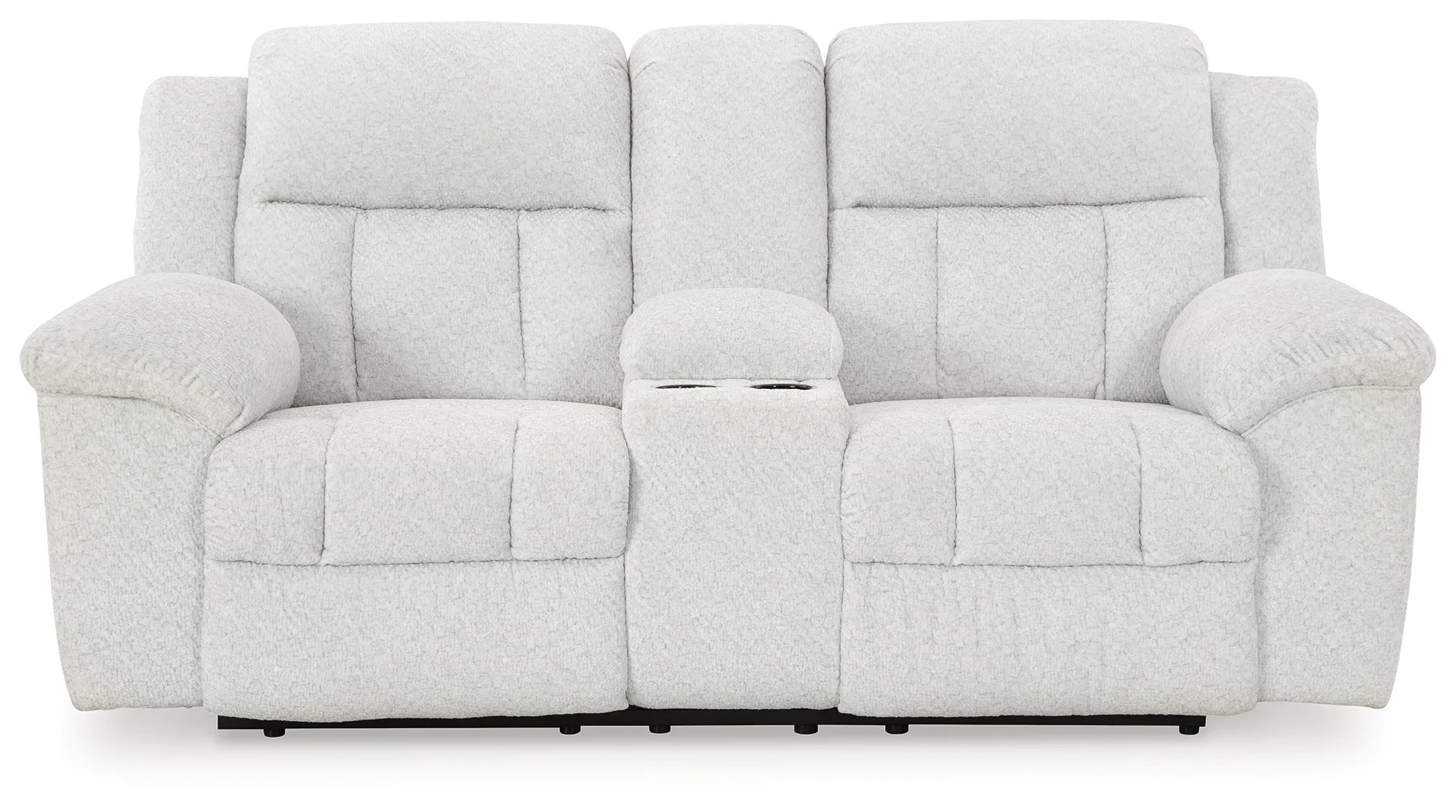 Frohn - Snow - Dbl Reclining Loveseat With Console-3