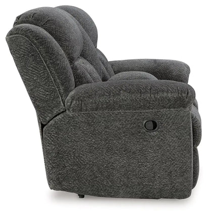 Frohn - Graphite - Dbl Reclining Loveseat With Console-4