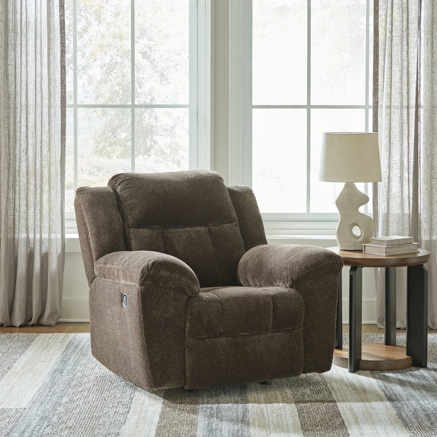 Frohn - Chocolate - Rocker Recliner