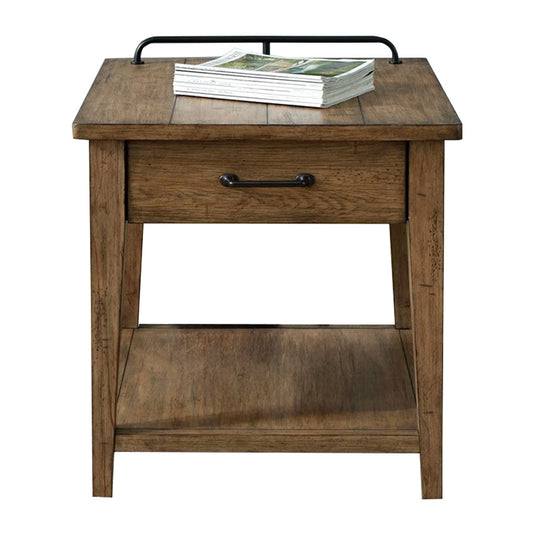 Pinebrook Ridge - End Table - Light Brown