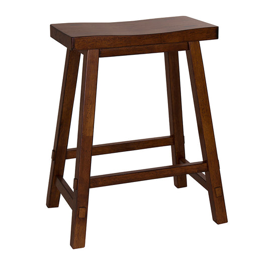 Creations - 24" Sawhorse Counter Stool - Tobacco