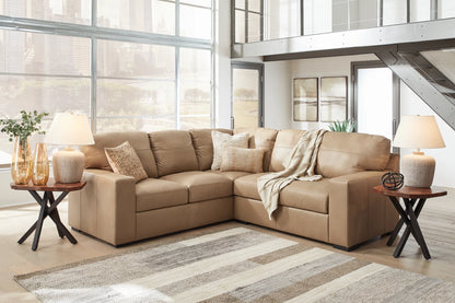 Bandon - Toffee - 2-Piece Sectional With Raf Loveseat