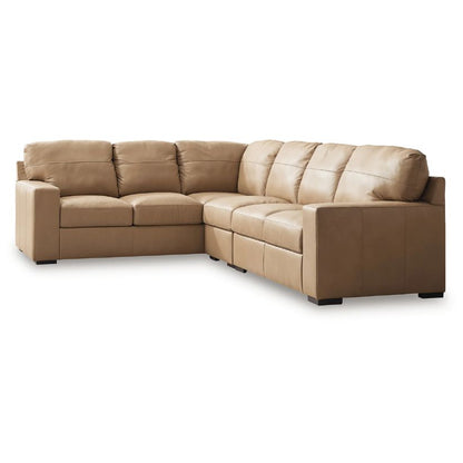 Bandon - Toffee - 3-Piece Sectional With Raf Loveseat