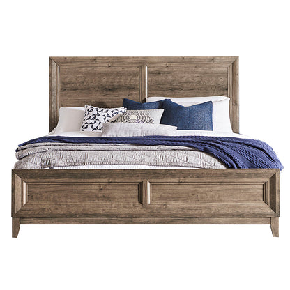 Ridgecrest - California King Panel Bed - Light Brown