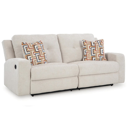 Danum - Stone - 2 Seat Reclining Sofa