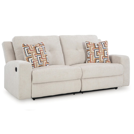 Danum - Stone - 2 Seat Reclining Sofa