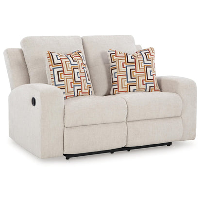 Danum - Stone - Reclining Loveseat