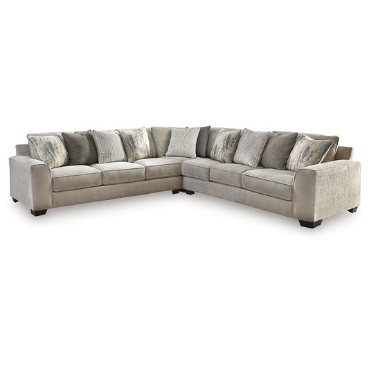 Ardsley - Pewter - 3-Piece Sectional