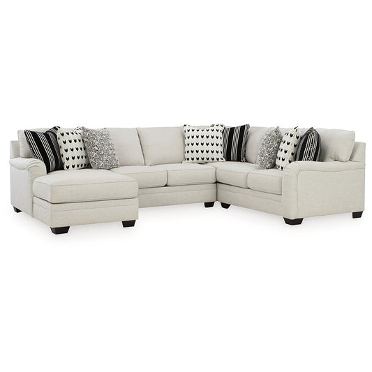 Huntsworth - Dove Gray - 4-Piece Sectional With Laf Corner Chaise