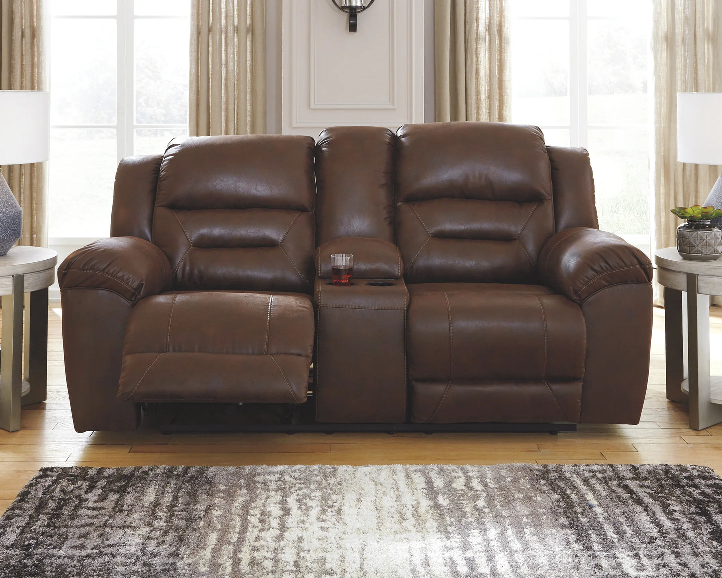 Stoneland - Chocolate - 2 Pc. - Power Sofa, Loveseat