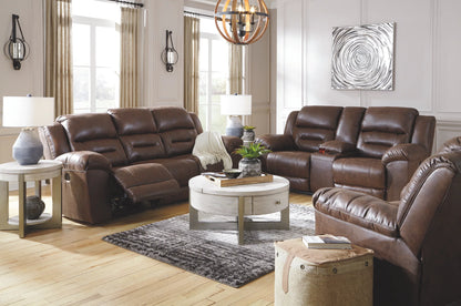 Stoneland - Chocolate - 2 Pc. - Power Sofa, Loveseat