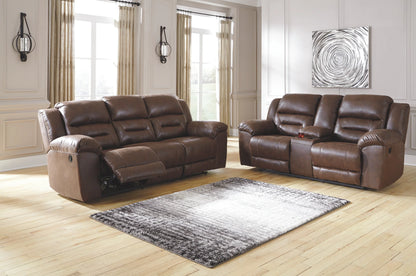 Stoneland - Chocolate - 2 Pc. - Reclining Sofa, Loveseat
